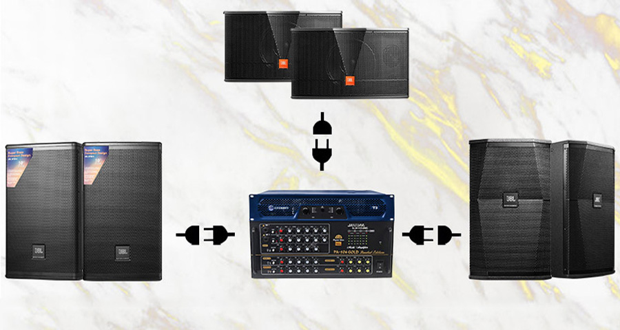 Cách phối ghép loa với amply chuẩn đơn giản